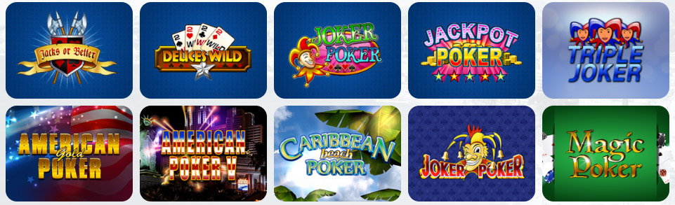Video Poker KING BILLY CASINO