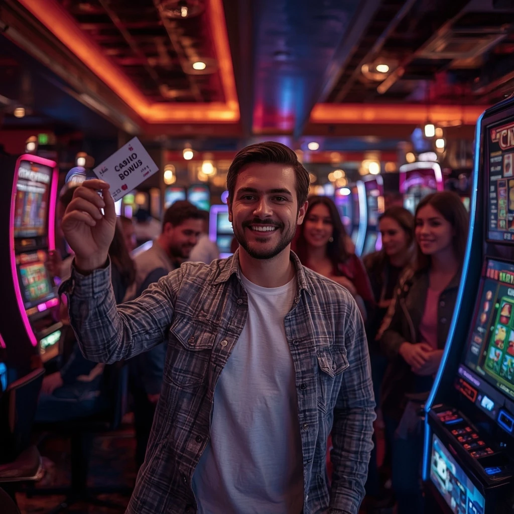 una persona con un bonus del casinò KING BILLY