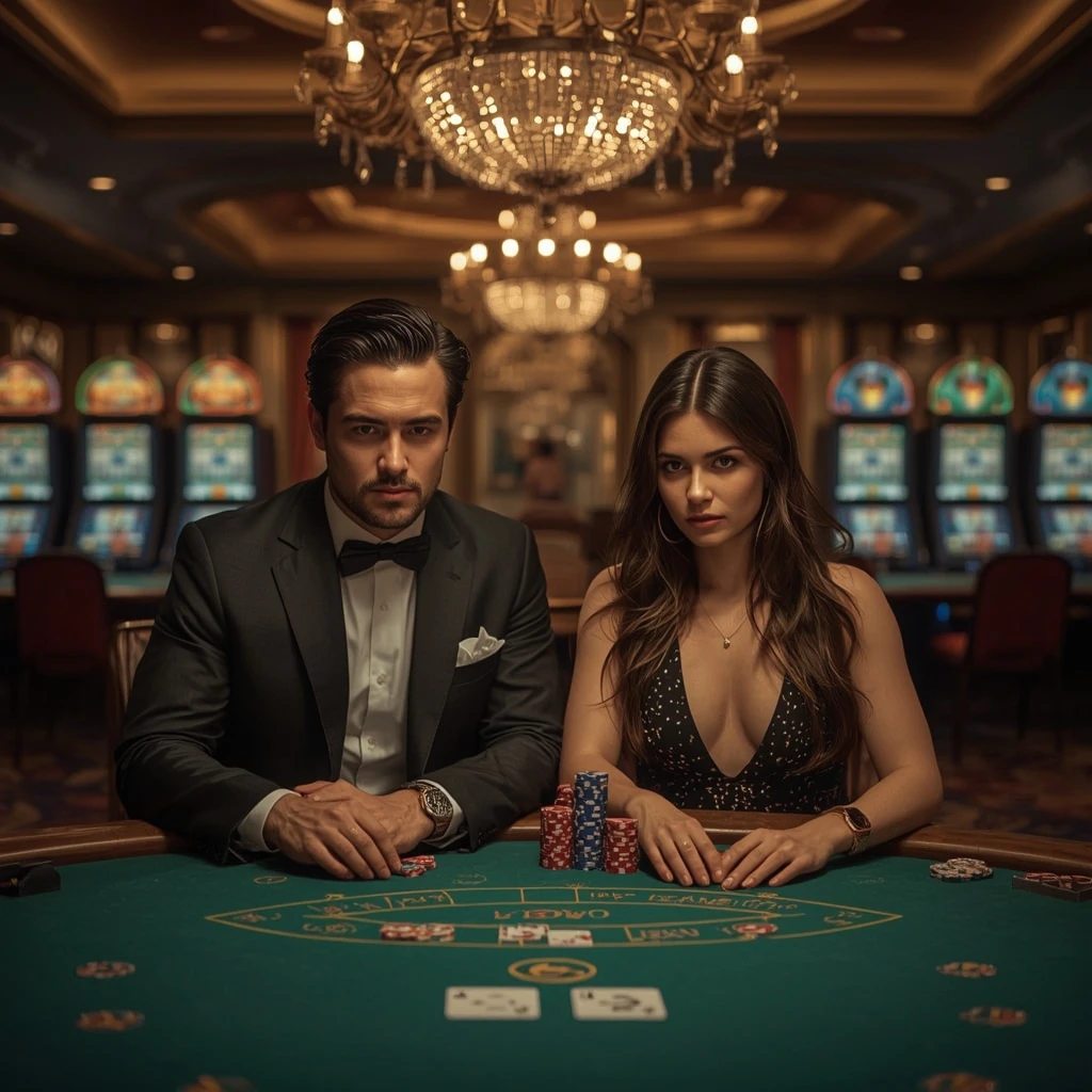 Due giocatori di poker al KING BILLY CASINO in Italia